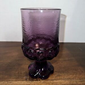 Vintage 70’s Amethyst Franciscan Madeira Tiffin Plum Purple Goblet